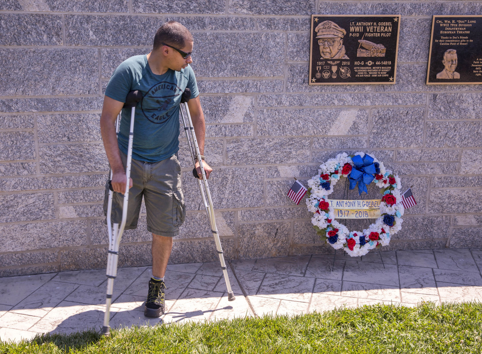 Memorial Day service at Carolina Field of Honor